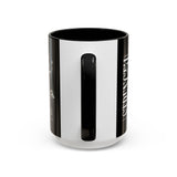 Inspire Strength Ignite Courage Ceramic Mug Motivational Coffee Cup Bold Graphic Durable Everyday Drinkware