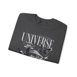 Universe Is Wide Unisex Heavy Blend Crewneck Sweatshirt Cosmic Galaxy Butterfly Space Aesthetic Graphic Pullover
