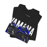 R3 Inspired Sport Motorcycle Art Unisex Heavy Cotton Tee Dynamic Streetwear Graphic for Riders and Moto Enthusiasts