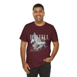 Peaceful Dove Floral Unisex Jersey Short Sleeve Tee Comfortable Soft Cotton Motivational Streetwear Graphic T-Shirt Bold Typography Casual Wear Perfect Gift For Friends Birthdays Everyday Style