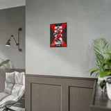 Air Ascent Glossy Poster Collector Edition Bold Motivational Wall Art Red Black Athletic Energy Modern Design For Gym Rooms Studios Offices And Ambitious Dreamers