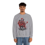 Legends On Court Unisex Heavy Blend Crewneck Sweatshirt Basketball Streetwear Athletic Graphic Pullover Bold Sports Design Perfect Gift For Gym Lovers Urban Fashion Festivals And Basketball Fans