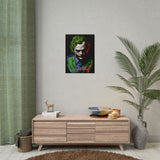 The Jocker Why So Serious Within Glossy Poster Emotional Gothic Wall Art Bold Psychological Design for Dark Aesthetic Lovers, Art Collectors, and Fearless Creatives