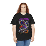 Mamba Unisex Heavy Cotton Tee Bold Serpent Power Graphic Streetwear Design Athletic Hustle Energy Inspired TShirt Symbol of Strength Resilience and Inner Mastery