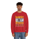 Hustler Original Money Maker Unisex Heavy Blend Crewneck Sweatshirt Streetwear Graphic Bold Dollar Bill Print Motivational Entrepreneur Pullover