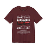 Japanese Hybrid Supercar Inspired Graphic T Shirt Modern NSX Style Performance Car Art Automotive Streetwear Unisex Tee High Speed Racing Lifestyle Shirt for Car Enthusiasts