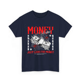 Money Motivation Hustler Mindset Graphic Print Unisex Heavy Cotton Tee Streetwear Power T Shirt