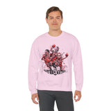 Legends On Court Unisex Heavy Blend Crewneck Sweatshirt Basketball Streetwear Athletic Graphic Pullover Bold Sports Design Perfect Gift For Gym Lovers Urban Fashion Festivals And Basketball Fans
