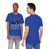 Black Widebody JDM Street Warrior Coupe Graphic Unisex Heavy Cotton Tee Retro Tuner Car Shirt