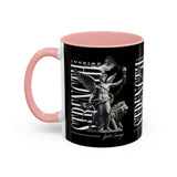 Inspire Strength Ignite Courage Ceramic Mug Motivational Coffee Cup Bold Graphic Durable Everyday Drinkware