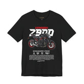 Z900 Streetfighter Blueprint Unisex Heavy Cotton Tee Naked Bike Inspired Performance Motorcycle Graphic Streetwear Gift Red
