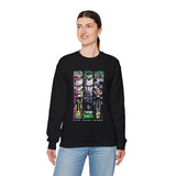 Comic Chaos Halftone Art Unisex Heavy Blend Crewneck Sweatshirt Bold Graphic Streetwear Pullover Premium Vintage Design Warm Cozy Fleece Everyday Wear Perfect Gift for Art Lovers and Urban Culture...