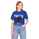 R3 Inspired Sport Motorcycle Art Unisex Heavy Cotton Tee Dynamic Streetwear Graphic for Riders and Moto Enthusiasts