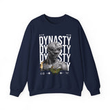 Dynasty Statue Graphic Unisex Heavy Blend Crewneck Sweatshirt Greek Sculpture Butterfly Streetwear Art Inspired Pullover