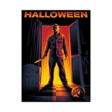 The Silent Stalker Matte Vertical Poster Retro Horror Wall Art Dark Cinematic Halloween Décor Gift for Horror Fans and Fall Aesthetic Homes