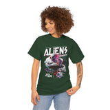Aliens Exist UFO Graphic Unisex Heavy Cotton Tee Sci Fi Streetwear T Shirt Extraterrestrial Space Alien Design