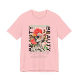 Beauty of Art Floral Collage Unisex Jersey Short Sleeve Tee Vintage Aesthetic Graphic Fashion Artistic Statement Streetwear T Shirt