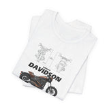 Harley Davidson FXDR Inspired Power Cruiser Motorcycle Graphic Unisex Heavy Cotton Tee Premium Streetwear T Shirt for Riders Bikers Enthusiasts Bold Everyday Wear