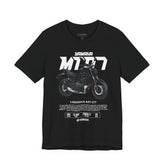 Yamaha MT 07 Inspired Naked Bike Motorcycle Graphic Unisex Heavy Cotton Tee Premium Streetwear T Shirt for Riders Bikers Moto Enthusiasts Everyday Wear