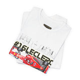 Leclerc 16 Inspired Formula Racing Car Graphic T Shirt Motorsport Streetwear Unisex Tee