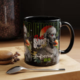 Wicked Supreme Accent Coffee Mug 11oz 15oz Statue Art Graphic Cup Supreme Inspired Streetwear Bust Design Bold Daily Motivation Ceramic Gift Drinkware