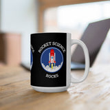 Rocket Science Rocks Ceramic Mug Coffee Cup Space Exploration STEM Astronomy Science Lover Gift Nerd Geek Astronaut Science Teacher Office Drinkware