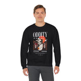 Oddity Own Your Uniqueness Unisex Heavy Blend Crewneck Sweatshirt Abstract Modern Graphic Bold Artistic Statement Streetwear Pullover