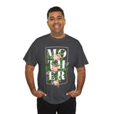 Mother Floral Design Unisex Heavy Cotton Tee Comfortable T Shirt Botanical Typography Graphic Streetwear Gift For Mom Mother’s Day Birthday Casual Everyday Wear