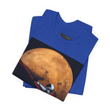 Mars Explorer Astronaut Unisex Heavy Cotton Tee Futuristic Space Adventure Graphic Shirt Inspiring Sci Fi Design Perfect Gift for Dreamers and Space Lovers