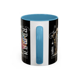 Sculptural Future Statue Art Accent Coffee Mug 11oz 15oz Greek Goddess Cosmic Abstract Splash Bold Artistic Streetwear Ceramic Cup