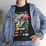 Freedom Hand Rose Graphic Unisex Heavy Cotton Tee Comfortable Streetwear T Shirt Motivational Bold Artistic Design Statement Piece Perfect Gift for Friends Empowerment Casual Wear