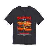 Japanese Turbo Legend Supra Inspired JDM Racing Graphic T Shirt Classic 90s Performance Car Streetwear Unisex Tee For Drift Track And Car Culture Fans
