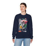 Freedom Snake And Rose Crewneck Comfortable Unisex Sweatshirt Motivational Streetwear Bold Floral Empowerment Design For Resilience And Strength Perfect Gift For Friends Birthdays Cozy Days Casual...