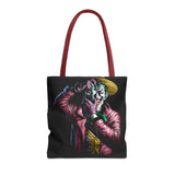 Snapshot of Madness Art Eco Tote Bag Dark Comic Neon Design Premium Canvas Reusable Shopping Bag Streetwear Lifestyle Accessory for Creative Thinkers Artists and Urban Dreamers