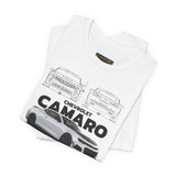 American Muscle Power Coupe Illustration Unisex Heavy Cotton Tee Premium Streetwear Graphic for Gearheads and Car Enthusiasts