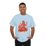 Goddess The Mother Durga T Shirt Divine Shakti Devi Maa Graphic Tee Navratri Durga Puja Festival Wear Hindu Spiritual Devotional Unisex Cotton Casual Streetwear Gift For Devotees
