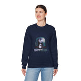 Space Exploration Crewneck Sweatshirt Unisex Heavy Blend Pullover Galaxy Earth Spaceship Astronomy Inspired Cosmic Science Lover Nerd Geek Astronaut Top