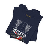 Yamaha YZF R6 Inspired Supersport Motorcycle Graphic Unisex Heavy Cotton Tee Premium Streetwear T Shirt for Riders Racers Moto Enthusiasts Everyday Wear