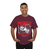 Money Motivation Hustler Mindset Graphic Print Unisex Heavy Cotton Tee Streetwear Power T Shirt
