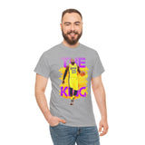 The Court Monarch Unisex Heavy Cotton Tee Basketball Power Graphic Shirt Streetwear for Athletes Hustlers and Motivational Sports Lovers