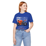 KTM RC 8C Track Inspired Unisex Heavy Cotton Tee Racing Superbike Graphic Streetwear Motorsport Fan T Shirt