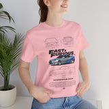 Nissan Skyline R34 GTR Inspired Illustrated JDM Performance Sports Car Graphic T Shirt Japanese Turbo Street Racing Automotive Streetwear Iconic 90s Car Culture Gift For JDM Enthusiasts