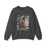 Sculptural Future Statue Art Graphic Unisex Heavy Blend Crewneck Sweatshirt Cosmic Greek Goddess Abstract Streetwear Pullover