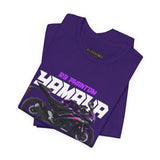 Yamaha R3 Phantom Inspired Sportbike Motorcycle Graphic Unisex Heavy Cotton Tee Premium Streetwear T Shirt for Riders Racers Enthusiasts Everyday Wear