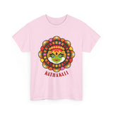 Unisex Kathakali T Shirt Kerala Traditional Dance Art Graphic Tee Indian Culture Festival Onam Heritage Malayalam Performance Heavy Cotton Top
