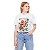 Beauty of Art Floral Collage Unisex Jersey Short Sleeve Tee Vintage Aesthetic Graphic Fashion Artistic Statement Streetwear T Shirt