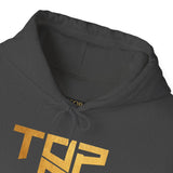 Top G Andrew Tate Graphic Hoodie Black Unisex Streetwear Motivational Hustle Pullover Sweatshirt Gold Typography Design