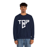 TopG Graphic Unisex Heavy Blend Crewneck Sweatshirt Black Motivational Hustler Streetwear Fitness Entrepreneur Alpha Mindset Pullover