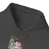 Blessed Praying Hands Floral Christian Graphic Unisex Heavy Blend Hooded Sweatshirt Faith Inspired Religious Streetwear Bold Motivational Hoodie