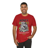Money Mindset Unisex Jersey Short Sleeve Tee Graphic Black T Shirt Hustle Grind Wealth Entrepreneur Motivational Streetwear Bold Artistic Fashion Outfit